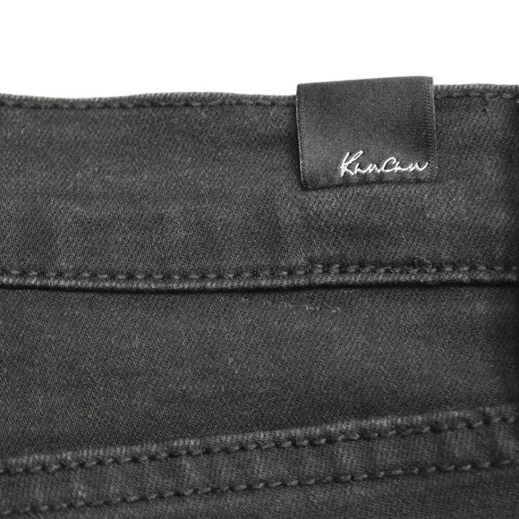 KanCan Skinny Jeans Sz 27 Mid Rise Denim Pants Distressed Grunge Destroyed Black - Picture 8 of 16